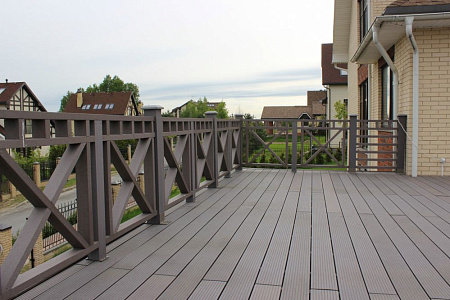 Заглушка торцевая GRINDERDECO 125, упаковка 10 шт., бурый