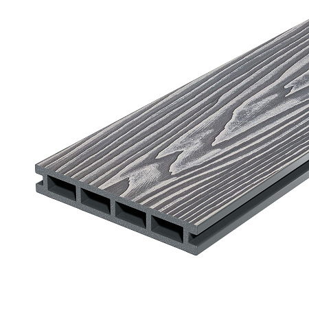 Террасная доска CM Decking Country, 3000x150x24 мм, серый (Дымчатый дуб)