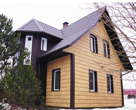 Фасадная панель Я-Фасад Grand Line Сибирская дранка, слоновая кость