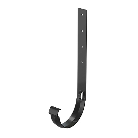 Кронштейн желоба металлический 300 мм, D120 мм Деке Премиум / Docke Premium, Карбон