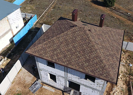 Гибкая черепица Docke Premium Генуя, Трюфель, 3 м2/уп