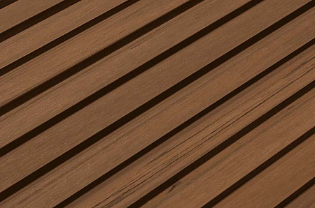 Стеновая панель CM Wall, 3000x219x26 мм, teak (тик)