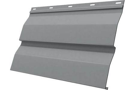 Металлический сайдинг Гранд Лайн / Grand Line Корабельная доска, Drap ТХ 0.45 , Ral 7004 сигнальный серый