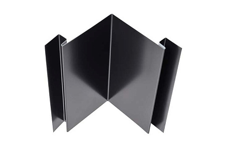 Угол внутренний, 50x50x3000 мм, RAL 9005 черный