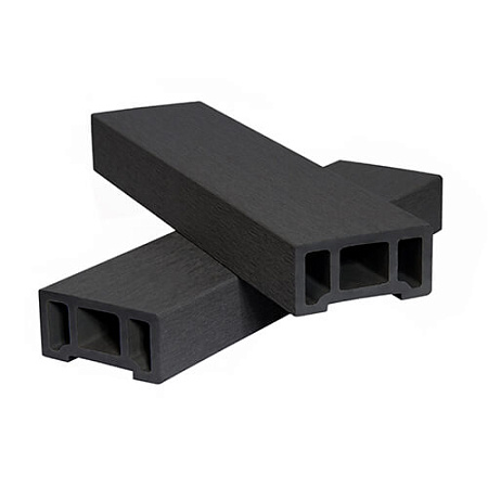 Перило POLIVAN DENPASAR 76х38х2900, черный