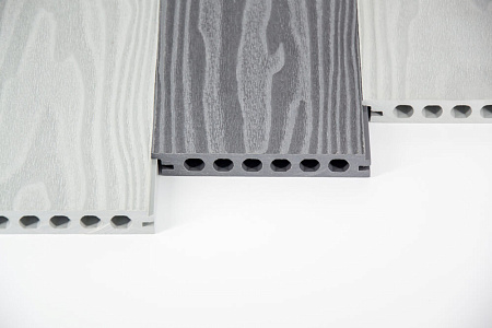 Бесшовная террасная доска из МПК, 140х25х3000, терракот