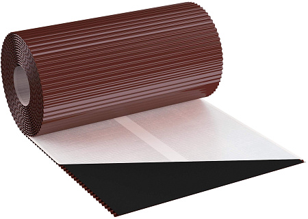 Гофрированная лента примыкания Eurovent Flex Standard ALU, 5 м, RAL 8015 каштан