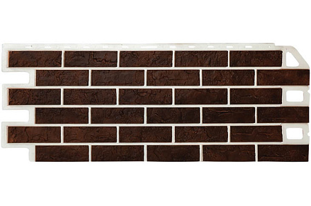 Фасадные панели Альта Профиль Рустикальный кирпич, 06