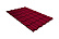 Волновой профиль Grand Line Kredo, 0,45 PE, Zn 100, RAL 3003 рубиново-красный