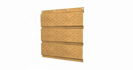 Софит металлический с полной перфорацией Grand Line / Гранд Лайн, Print elite 0.45, цвет Honey Wood (Медовое дерево)