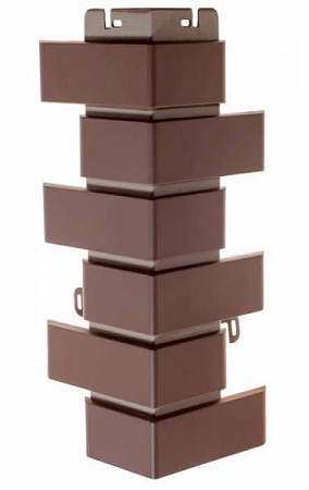 Угол внешний Альта Профиль Клинкерный кирпич, коричневый