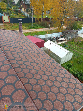 Монтаж мягкой кровли в Токсово