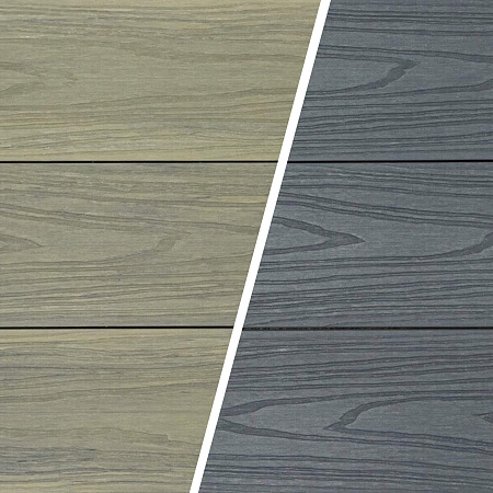 Ступень Co-Ex CM Decking 3000х138х23, Антик/Лайт Грэй
