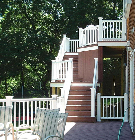 Ступень CM Stair ДПК, 3000x345x25 мм, OAK (дуб), 1 шт/упак