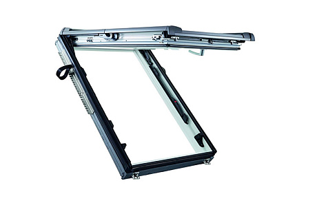 Мансардное окно Roto ПВХ R89 K200, с термоблоком, 54x78 Мансардное окно Roto ПВХ R89 K200, с термоблоком, 54x78