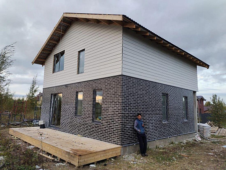 Фиброцементный сайдинг FCSPRO Вуд Классик, 3000x190x8 мм, F05 (Серый минерал)