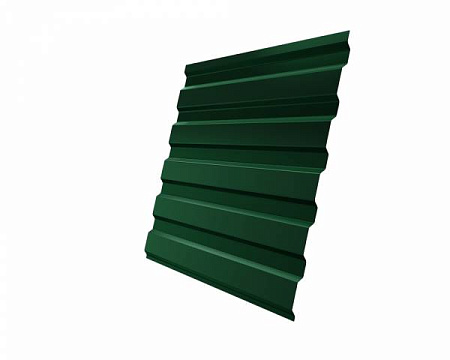 Профнастил С20А Гранд Лайн / Grand Line 0.5 Satin Zn 140, цвет RAL 6005 (зеленый мох)