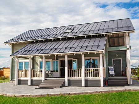 Кликфальц Pro Гранд Лайн / Grand Line, Rooftop бархат 0.5, цвет RAL 9005 (черный янтарь)