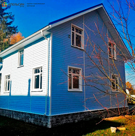 Монтаж фасада в пос. Апраксин