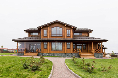 Металлочерепица Гранд Лайн / Grand Line, коллекция Kamea, 0,5 Satin Zn 140, цвет RR 32 (темно-коричневый)