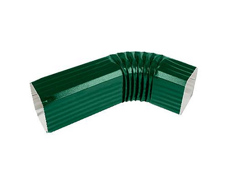 Колено трубы гофрированное Vortex / Вортекс Гранд Лайн, Pe, цвет RAL 6005 (зеленый)