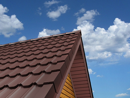 Сегментная торцевая планка правая 30 мм Grand Line (Гранд Лайн), покрытие Rooftop бархат 0.5, цвета по каталогу RAL и RR