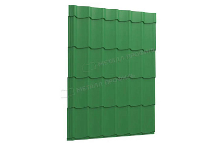 Профиль декоративный Металл Профиль Монтерра X, 0,45 PE, RAL 6002 зеленый лист