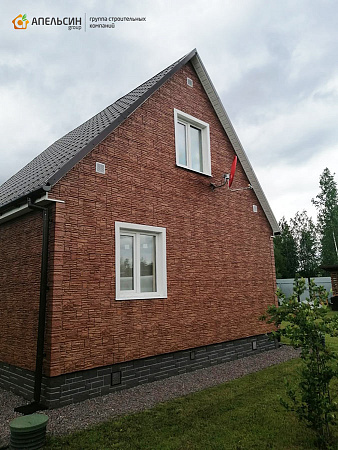 Монтаж фасада панелями Альта Профиль в СНТ Чаща Монтаж фасада панелями Альта Профиль в СНТ Чаща