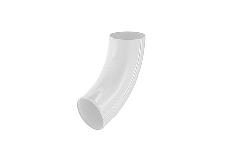 Отвод трубы D100 Aquasystem PU, RAL 9003 белый