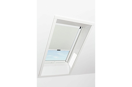 Штора рулонная затемняющая Roto ZRV M, 114x160, светлая бежевая