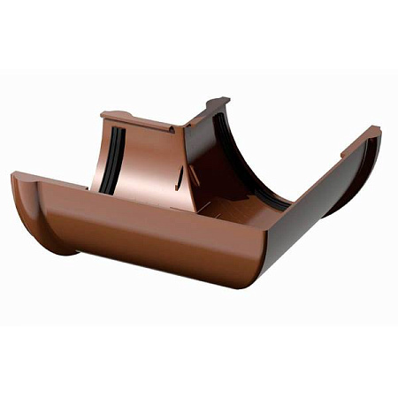 Угол желоба внутренний/внешний 90˚ Технониколь ПВХ, коричневый