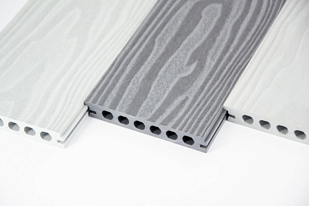 Бесшовная террасная доска из МПК, 140х25х3000, бежевый