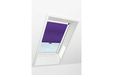 Штора рулонная затемняющая Roto ZRV M, 114x118, матрица лиловый