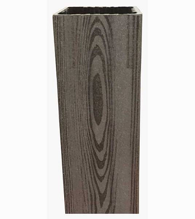 Столб Holzhof Woodstyle / Хольцхоф (фактура дерева), 100х100х1000 мм, цвет коричневый