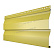 Металлический сайдинг Металл Профиль Корабельная доска, 0.45 PE, RAL 1018 желтый цинк