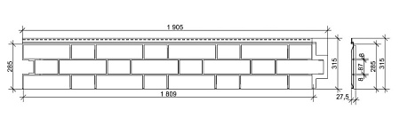 Виниловый сайдинг Docke LUX BERGART, 1.8х0.28 м, кешью Виниловый сайдинг Docke LUX BERGART, 1.8х0.28 м, кешью