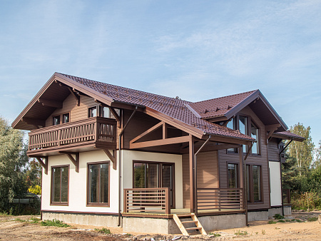Металлочерепица Гранд Лайн / Grand Line, коллекция Классик, 0.5 Satin Zn 140, цвет RAL 8017 (шоколад)