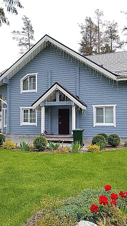 Фиброцементный сайдинг FCSPRO Вуд Классик, 3000x190x8 мм, F62 (Голубой океан)