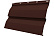Металлический сайдинг Гранд Лайн / Grand Line профиль Корабельная доска, Атлас 0.5, цвет Ral 8017 (шоколад)