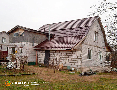 Монтаж кровли металлочерепицей Grand Line д. Пеники