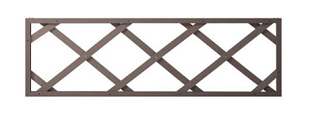 Шпалера из ДПК в раме Модель 1 GRINDERDECO, 460х1500 мм, венге