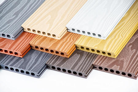 Бесшовная террасная доска из МПК, 140х25х3000, графит