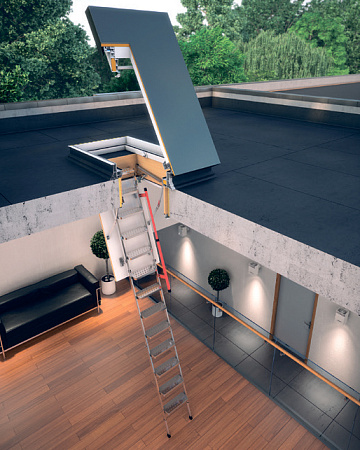 Люк DRL для плоской крыши Fakro / Факро утепленный, размер 70х140