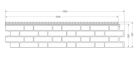 Фасадная панель Я-Фасад Grand Line Балтийский кирпич, жемчуг