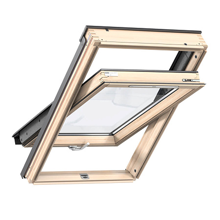 Мансардное окно двухкамерное с вентклапаном Velux GLL 1061B PK06, ручка снизу, 94х118