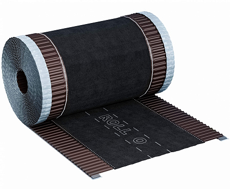 Коньковая лента Eurovent ROLL O, 310 мм x 5 м, RAL 8019 темно-коричневый