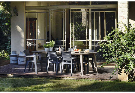 Пластиковый стул Ibiza Allibert (Аллиберт), цвет капучино