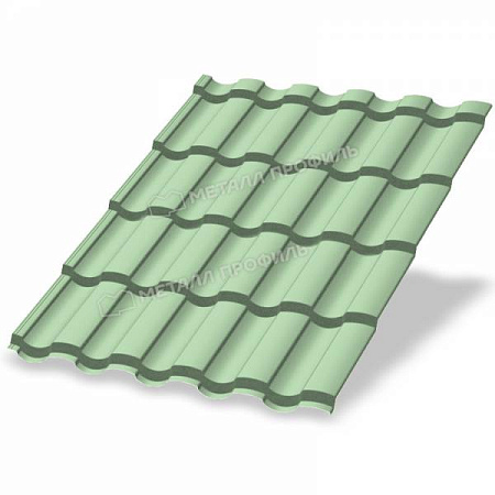 Металлочерепица Металл Профиль Монтекристо, NormanMP 0.5, зеленая пастель RAL6019 Металлочерепица Металл Профиль Монтекристо, NormanMP 0.5, зеленая пастель RAL6019