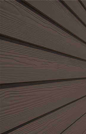 Фиброцементный сайдинг Cedral Click Wood под дерево, 3600x186 мм, Коричневая глина (С21)