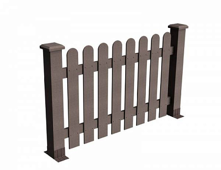 Секция ограждения Сежурне GRINDERDECO, 1620х1075 мм, венге